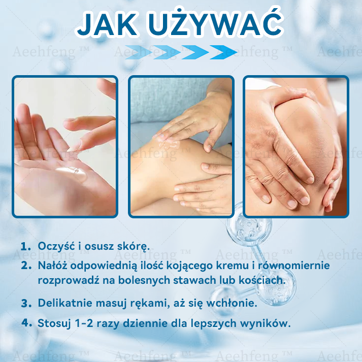 𝗔𝗲𝗲𝗵𝗳𝗲𝗻𝗴™ Krem Naprawczy Stawów z Kwasem Hialuronowym👩‍⚕️（Dokładne leczenie zapalenia stawów, neuralgii, bólu mięśniowego）