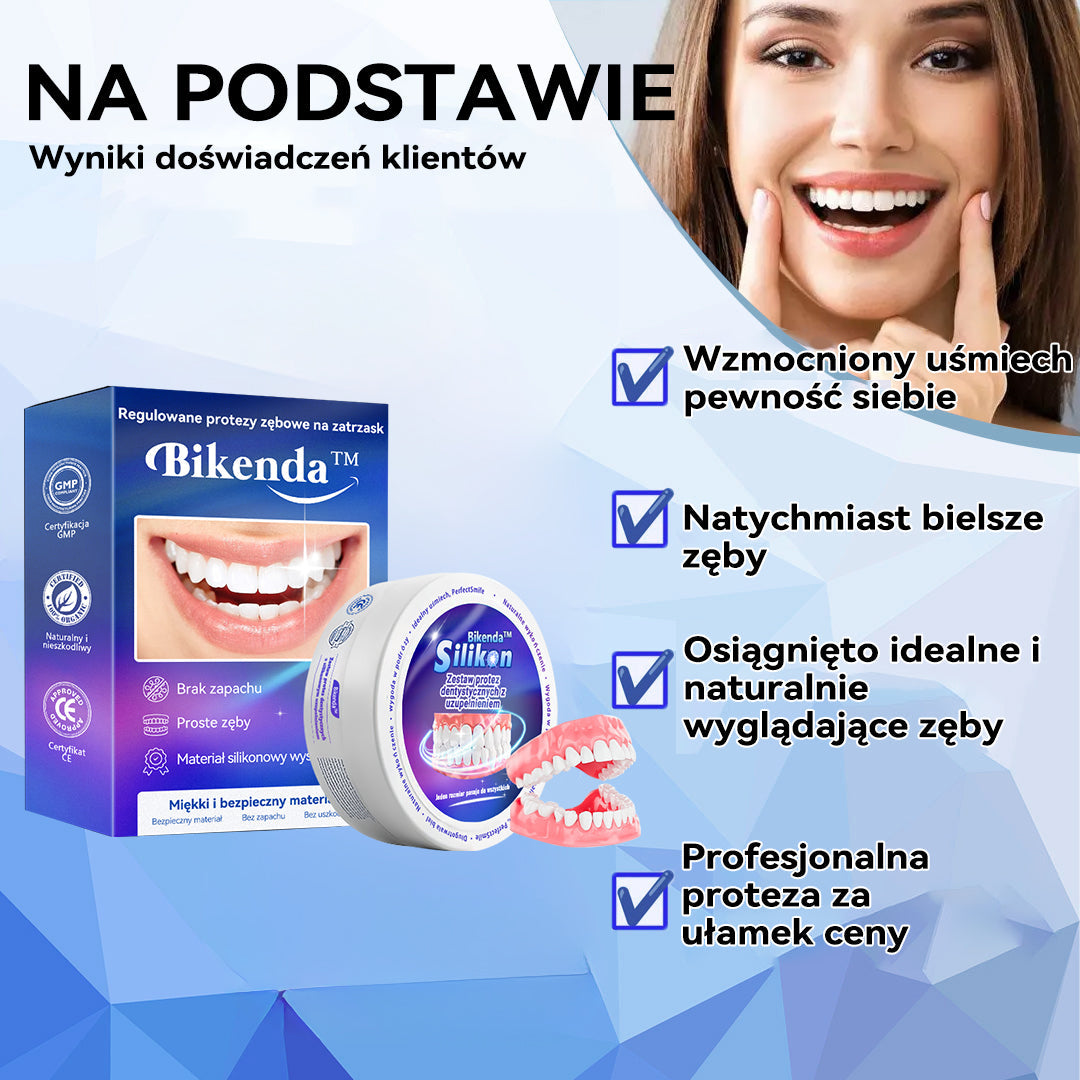 【Płatność przy odbiorze】𝐁𝐢𝐤𝐞𝐧𝐝𝐚™ 💡 Zestaw silikonowej protezy przewodowej (🦷 Ograniczony czasowo rabat) Oferta trwa 30 minut 🔥)