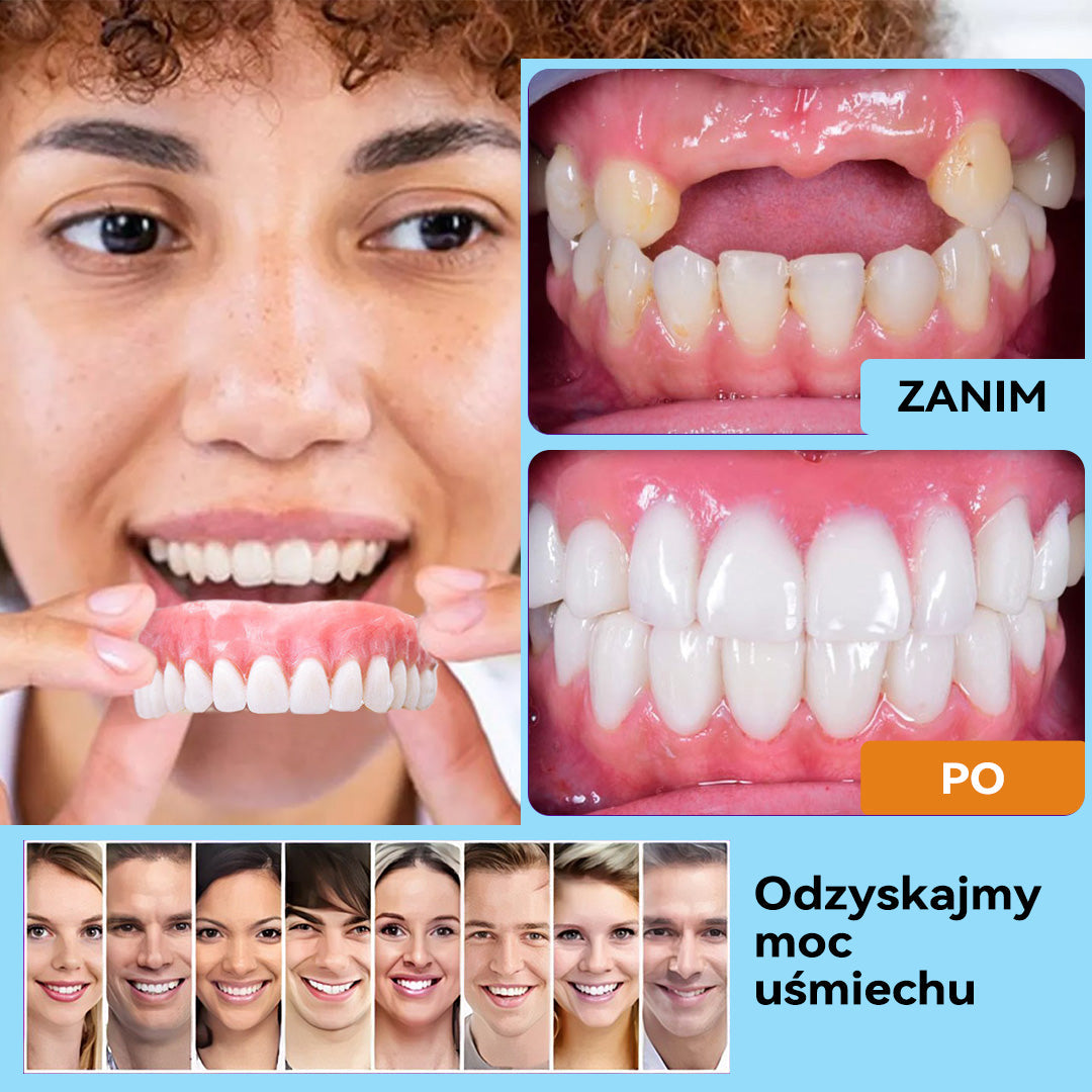 【Płatność przy odbiorze】𝐁𝐢𝐤𝐞𝐧𝐝𝐚™ 💡 Zestaw silikonowej protezy przewodowej (🦷 Ograniczony czasowo rabat) Oferta trwa 30 minut 🔥)